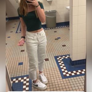 Vintage 90s white mom jeans